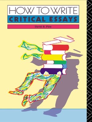 cover image of How to Write Critical Essays